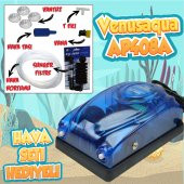Akvaryum Hava Seti ( Venusaqua ap408a Hava Motoru + Sünger Filtre + 3m Hortum ) - 1