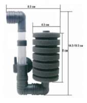 Akvaryum Hava Seti (Venusaqua ap408 Hava Motoru+Sünger Filtre+15 cm Hava Seti) - 4