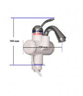 Elektrikli Sıcak Musluk Ani Su Isıtıcı Termal Şofben Musluk ASG-3B - 4