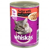 Whiskas Sığır Etli Kedi Konserve 400 gr - 1