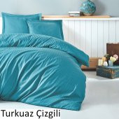 Cotton Box Elegant Saten Çift Kişilik Nevresim Takımı - 9 Model - 9