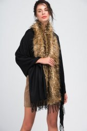Felice Butik 11387 Siyah-Camel Panço - 1