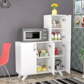 BMdekor Çok Amaçlı Dolap Raks Beyaz - 2