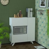 BMdekor Çok Amaçlı Dolap Büge Beyaz - 1