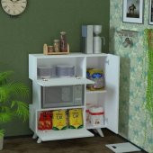 BMdekor Çok Amaçlı Dolap Büge Beyaz - 2