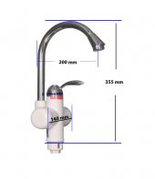 Elektrikli Sıcak Musluk Ani Su Isıtıcı Termal Şofben Musluk ASG-1B - 4