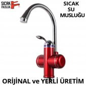 Elektrikli Sıcak Musluk Ani Su Isıtıcı Termal Şofben Musluk ASG-1K - 1