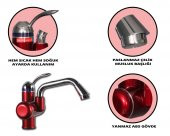 Elektrikli Sıcak Musluk Ani Su Isıtıcı Termal Şofben Musluk ASG-2K - 3