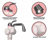 Elektrikli Sıcak Musluk Ani Su Isıtıcı Termal Şofben Musluk ASG-2B - 3