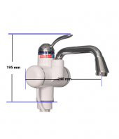 Elektrikli Sıcak Musluk Ani Su Isıtıcı Termal Şofben Musluk ASG-2B - 4