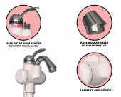 Elektrikli Sıcak Musluk Ani Su Isıtıcı Termal Şofben Musluk ASG-3B - 3