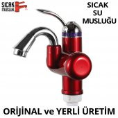 Elektrikli Sıcak Musluk Ani Su Isıtıcı Termal Şofben Musluk ASG-3K - 1