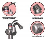 Elektrikli Sıcak Musluk Ani Su Isıtıcı Termal Şofben Musluk ASG-3S - 2