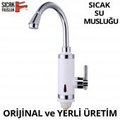 Elektrikli Sıcak Musluk Ani Su Isıtıcı Termal Şofben Musluk ASG-4B - 1