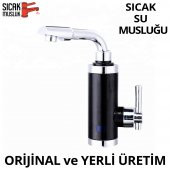 Elektrikli Sıcak Musluk Ani Su Isıtıcı Termal Şofben Musluk ASG-5P - 1