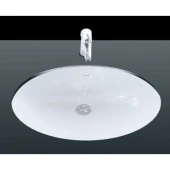 Creavit TP214 Tezgah Altı Oval Lavabo 37*47 cm Beyaz - 1