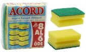 Acord 8 Li Bulaşık Süngeri - 1