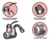 Elektrikli Sıcak Musluk Ani Su Isıtıcı Termal Şofben Musluk DSG-5S - 2