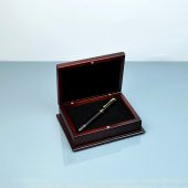 GOLD SİYAH TÜKENMEZ KALEM SETİ AHŞAP KUTUSUNDA - 1