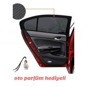 Araba Yan Cam Perdesi Sineklik Araç Oto Güneşlik Örtü Perde Kılıf - 8