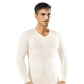 Namaldi 174 Unisex Bay-Bayan Termal İçlik V Yaka Uzun Kol Fanila - 1