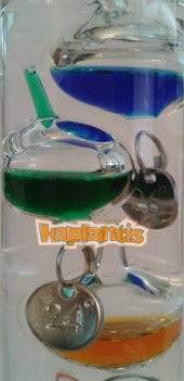 TFA 18-26 Galileo Sıvılı Termometre Termoskop - 4