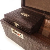 Star Elit Okey Takımı Deri Kilitli Kutu - 5