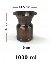 Shark Anatolia Güldan Bakır Vazo - 4