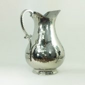 Shark Anadolu El Dövmesi Beyaz Bakır Sürahi - 4