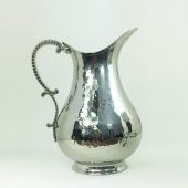 Shark Anadolu El Dövmesi Beyaz Bakır Sürahi - 5