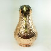 Shark Anadolu El İşi Kabartma Bakır Sürahi - 4