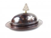 Shark Anatolia Saltanat Şişme Kapak Kayık Bakır Sahan Antik 30cm - 4