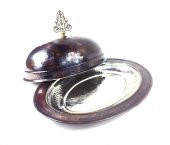 Shark Anatolia Saltanat Şişme Kapak Kayık Bakır Sahan Antik 30cm - 6