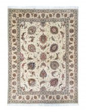 İran Tebriz İpek yün Karışımı El dokuması Halı 154x200 - 1