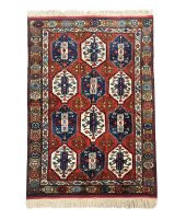 Çanakkale Ayvacık El Dokuması Kök Boyalı Antik Kirman Halı 178x276 - 1