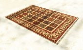 Afgan Binbirgece El Dokuması  Yün Halı 147x206 - 6