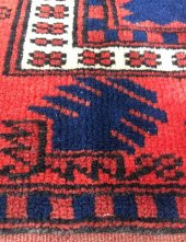 Balıkesir Sındırgı Yağcıbedir El Dokuması Kök Boya Yün Halı 117 x 225 - 6