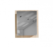 OTTO Puket Ceviz Rengi 60 cm Aynalı Üst Banyo Dolabı - 1