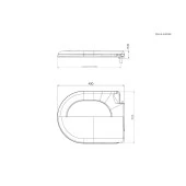 Gpd Gala Klozet Kapağı (Duvara Sıfır U Tipi) thumbnail 2