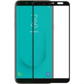 Samsung Galaxy J6 5D Cam Tam Ekran Koruyucu Çerçeveli Cam - 1
