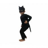 Kara Kedi Kostümü - Maskeli Kara Kedi Kostüm - Kara Kedi Çocuk Kostümü - 3