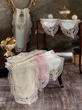Güzide Salon Takımı Dila Keten Pudra - 2