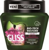 Glıss Saç Maskesi Bıo Tech Restore 300 Ml - 2