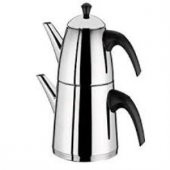 Aryıldız De Luxe Siyah Büyük Çaydanlık Takımı - 2