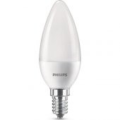 6lı-12li Philips 5.5W Candle Mum E14 İnce Duy Ampul Sarı Işık - 2