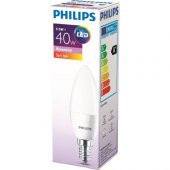 6lı-12li Philips 5.5W Candle Mum E14 İnce Duy Ampul Sarı Işık - 3