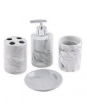 Taç 4 Parça Seramik Banyo Aksesuar Seti - 1