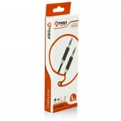 Ktools Sound Easy 1M Beyaz 3,5 mm AUX Kablo - 2