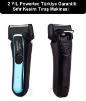 Powertec Tr-150 Şarjlı Sakal Tıraş Makinesi Sıfır Kesim Yedek Başlık - 1