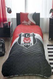 Taç Lisanslı Yatak Örtüsü Tek Kişilik Cpp Beşiktaş - 1
